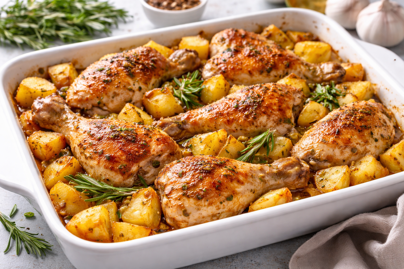 Baked Chicken with Potatoes
